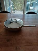 Hapjespan  en een spatdeksel, Ophalen, Gebruikt, Koekenpan of Braadpan