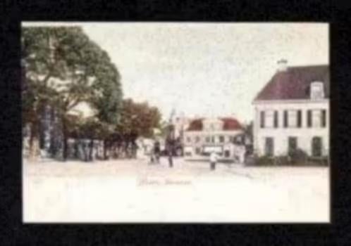 Assen Drenthe Marktstraat Straatbeeld., Ophalen of Verzenden, Voor 1920, Ongelopen, Drenthe