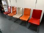 Set van 5 Design Eetkamerstoelen - Diverse Kleuren, Huis en Inrichting, Stoelen, Ophalen, Gebruikt, Overige kleuren, Modern