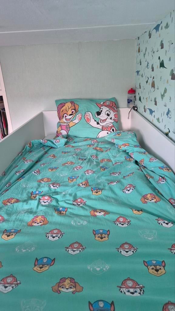 Pawpatrol dekbedovertrek, Ophalen of Verzenden, Zo goed als nieuw, 180 cm of meer, 100 cm of meer