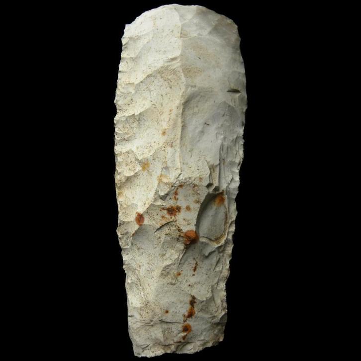 Exceptionele grote Neolithische stenen bijl bodemvondst, Verzamelen, Mineralen en Fossielen, Overige typen, Ophalen of Verzenden