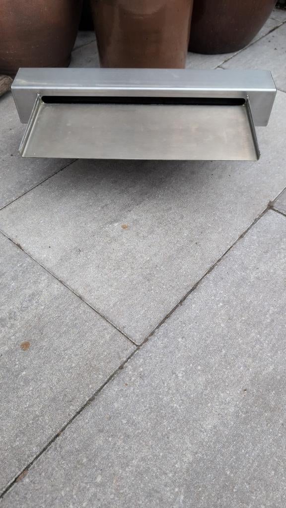 RVS Waterval voor Vijver of Zwembad, Ophalen of Verzenden, Zo goed als nieuw, Rvs, Waterval