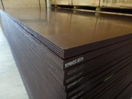 Linoform 18mm (hardwood 13lgs) Betonplex €75 st. Incl. Btw., Doe-het-zelf en Verbouw, Hout en Planken, Ophalen, Minder dan 25 mm