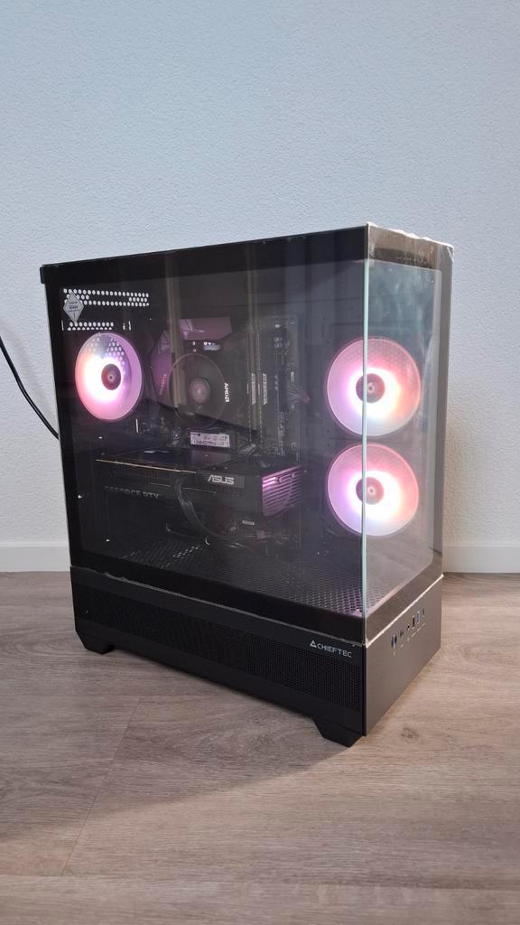 Game PC met Ryzen 5600X en RTX 5060, Computers en Software, Desktop Pc's, Nieuw, 3 tot 4 Ghz, SSD, 16 GB, Met videokaart, Gaming