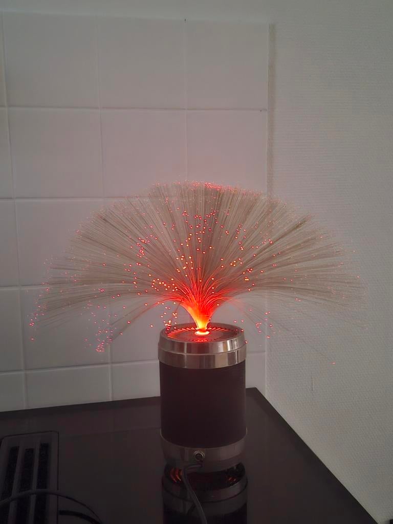 Bmf Saturn glasfiber lamp ,vintage , space age, Ophalen of Verzenden, Minder dan 50 cm