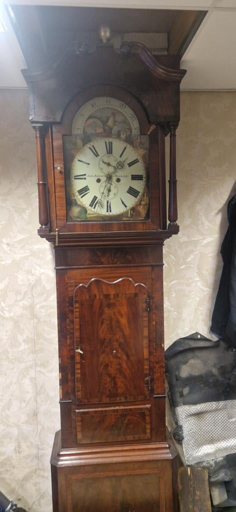 Antieke staande klok - John Ashworth Rochdale, Antiek en Kunst, Ophalen of Verzenden