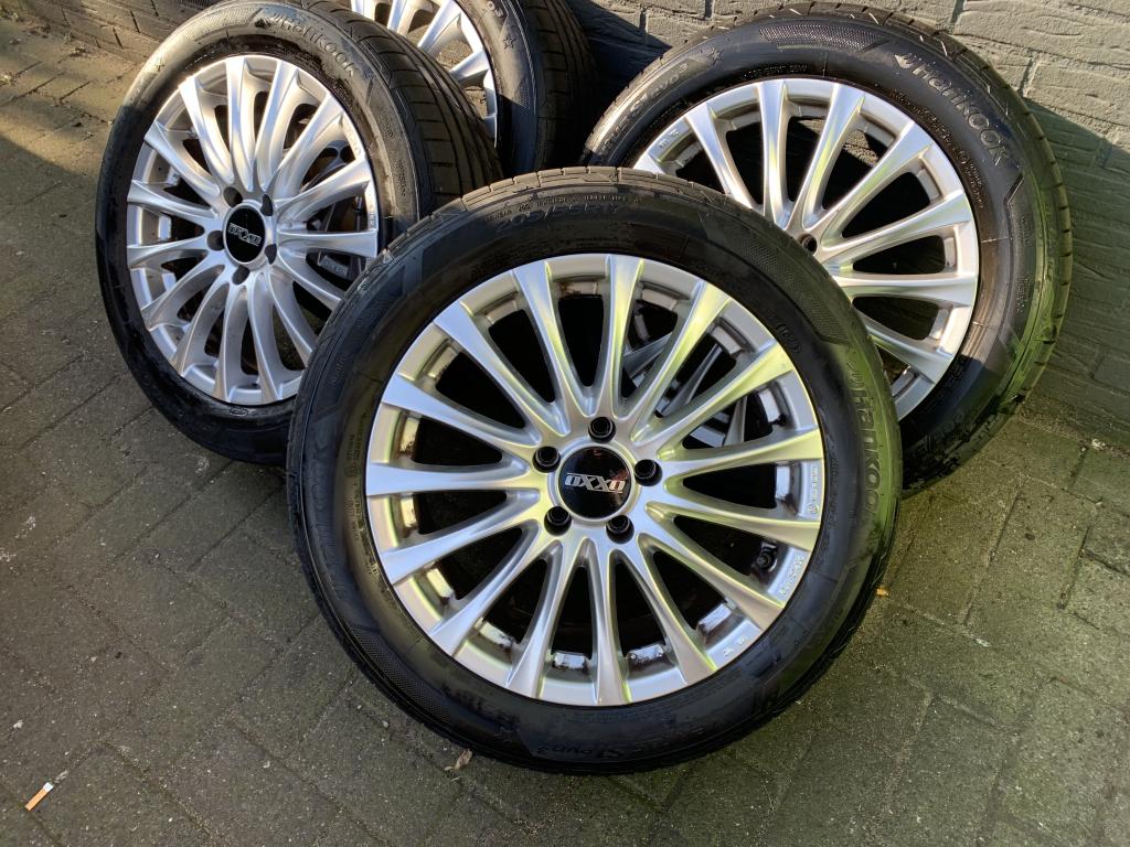 17 inch MB A Klasse W177 Oxxo velgen met Hankook banden!, Auto-onderdelen, Banden en Velgen, Niet ingevuld, Banden en Velgen, Niet ingevuld