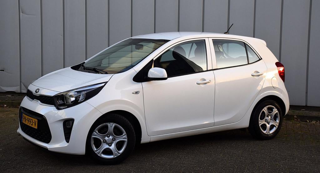 Kia Picanto 1.0 CVVT EconomyPlusLine*2e eigenaar*75Dkm*5drs*, Voorwielaandrijving, Stof, Gebruikt, Euro 6