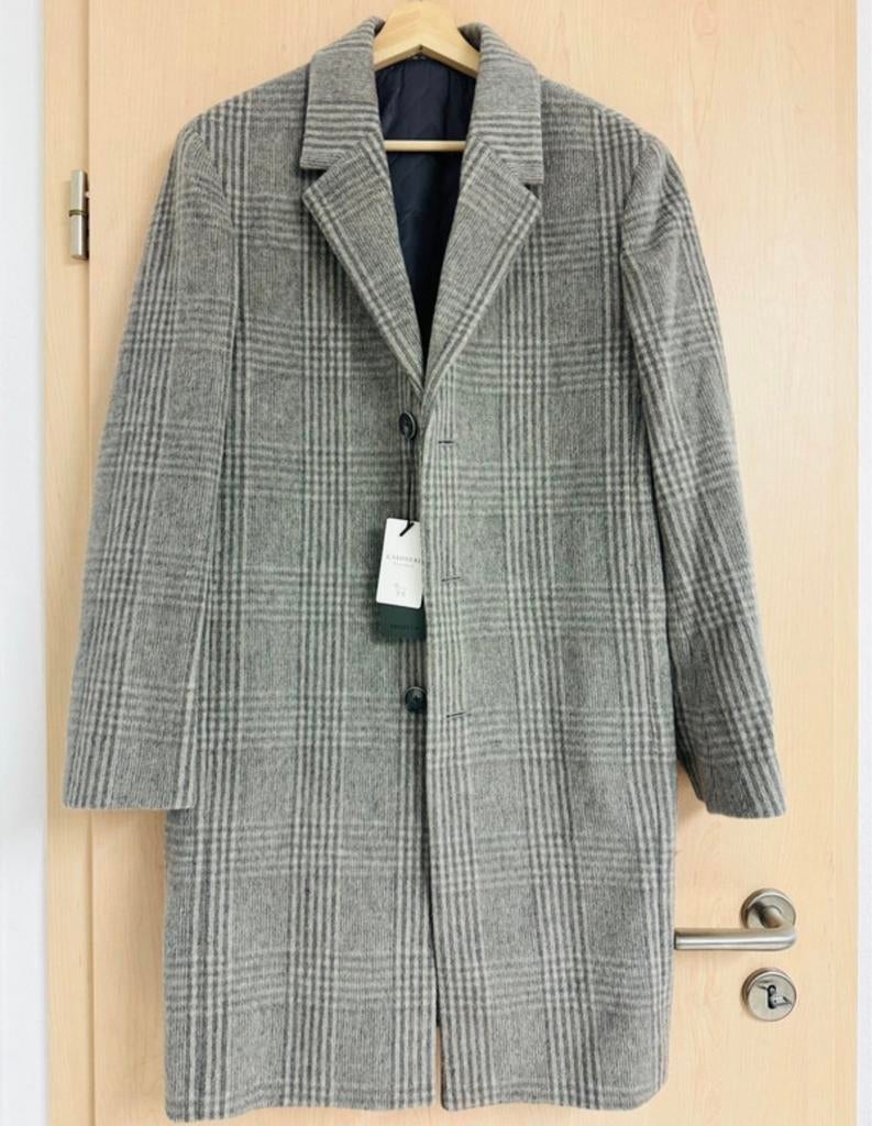 Heren jas van cashmere (gloednieuw), Ophalen of Verzenden, Nieuw, Maat 48/50 (M), Grijs