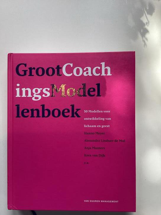 GrootCoachingsModellenboek - Voor coaches en trainers, Boeken, Advies, Hulp en Training, Zo goed als nieuw, Ophalen of Verzenden