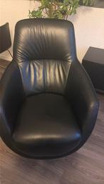 Draai fauteuil, Huis en Inrichting, Fauteuils, Ophalen of Verzenden, Zo goed als nieuw, Leer, 50 tot 75 cm