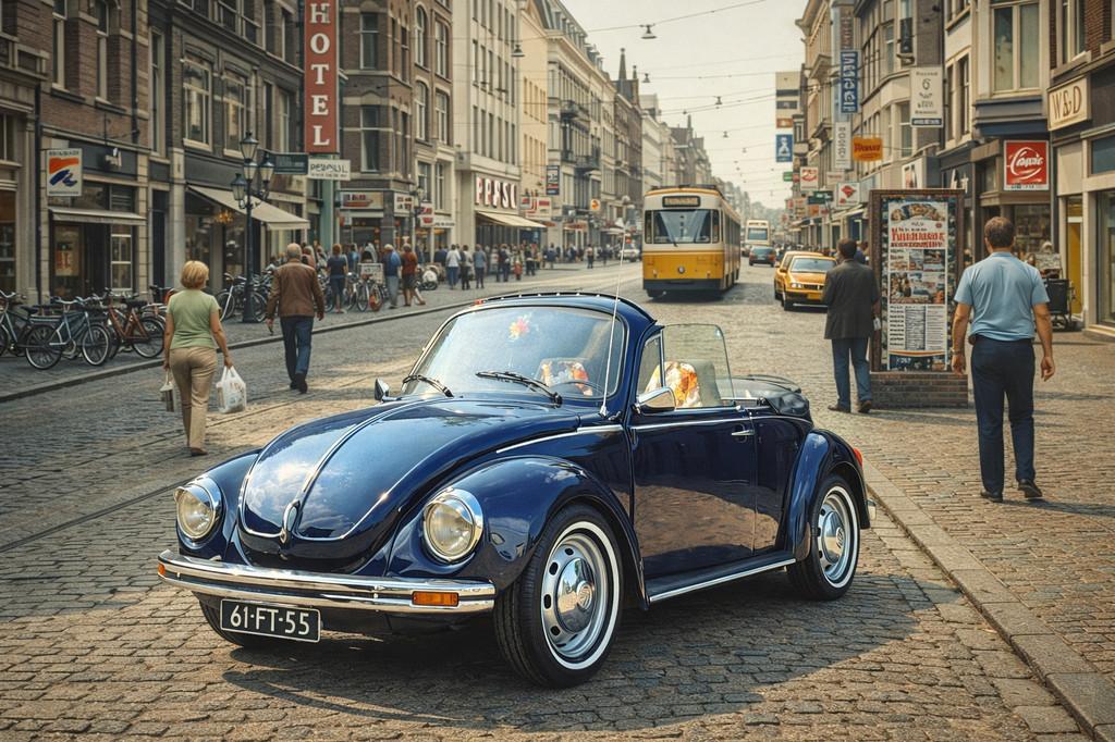 Volkswagen Kever Cabriolet 1303 LS BELASTINGVRIJ EN APK VRIJ, 54 pk, Cabriolet, Origineel Nederlands, Bedrijf