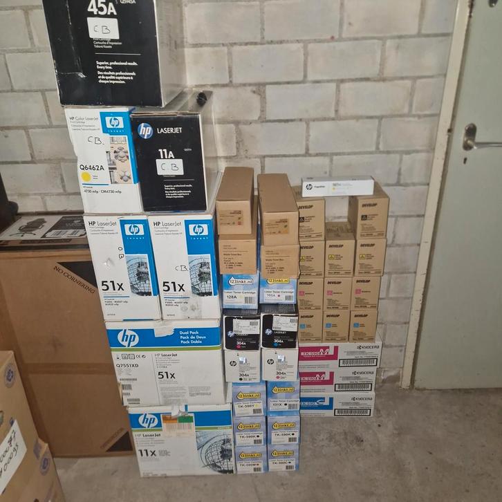 Partij HP & Kyocera Toners - 304A, 45A, 11A, 51X, TK, Computers en Software, Printerbenodigdheden, Nieuw, Toner, Ophalen of Verzenden