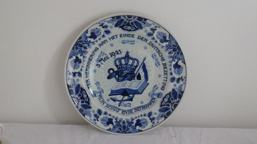 Wandbord Delftsblauw, Ophalen of Verzenden