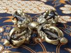 Prachtige grote antieke Oosterse Vajra of Dorje van brons., Ophalen of Verzenden