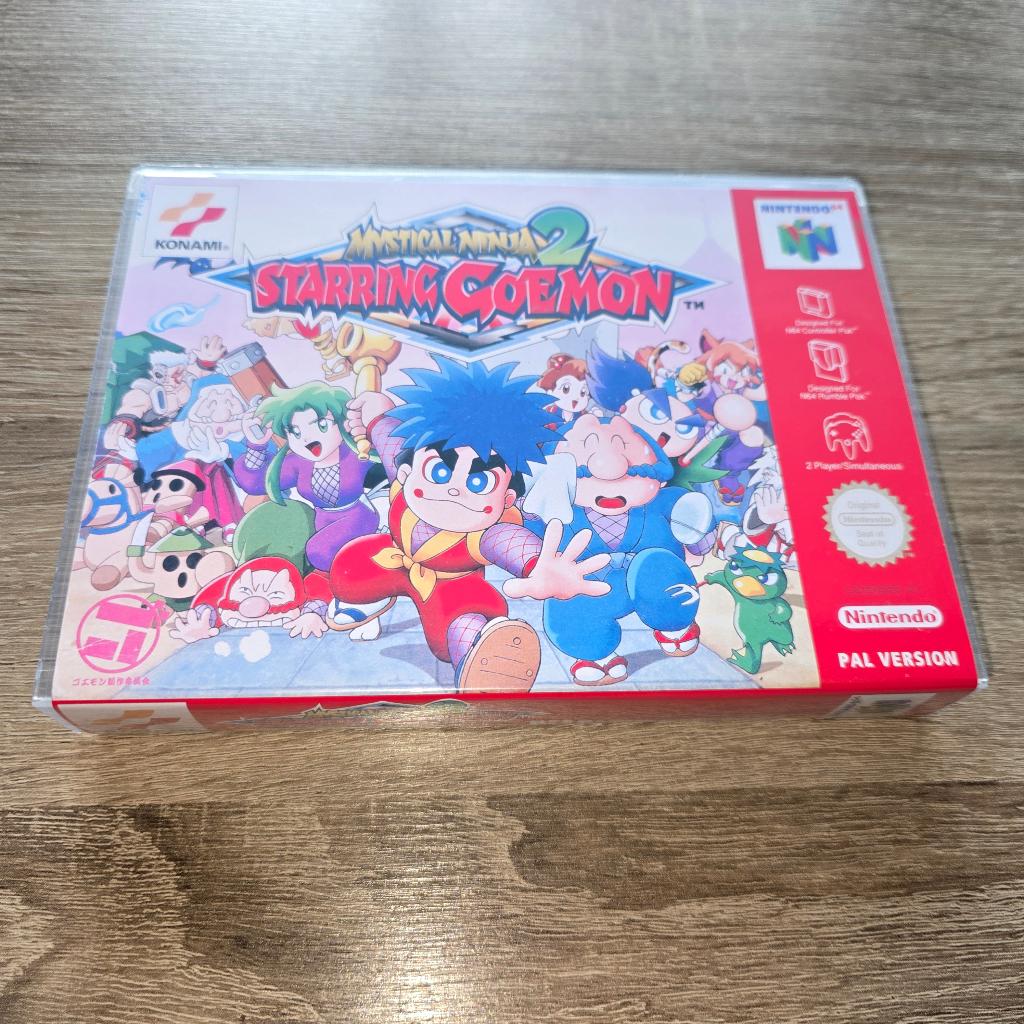 Mystical Ninja Starring Goemon 2 N64 Game Case, Spelcomputers en Games, Games | Nintendo 64, Avontuur en Actie, Verzenden, 1 speler