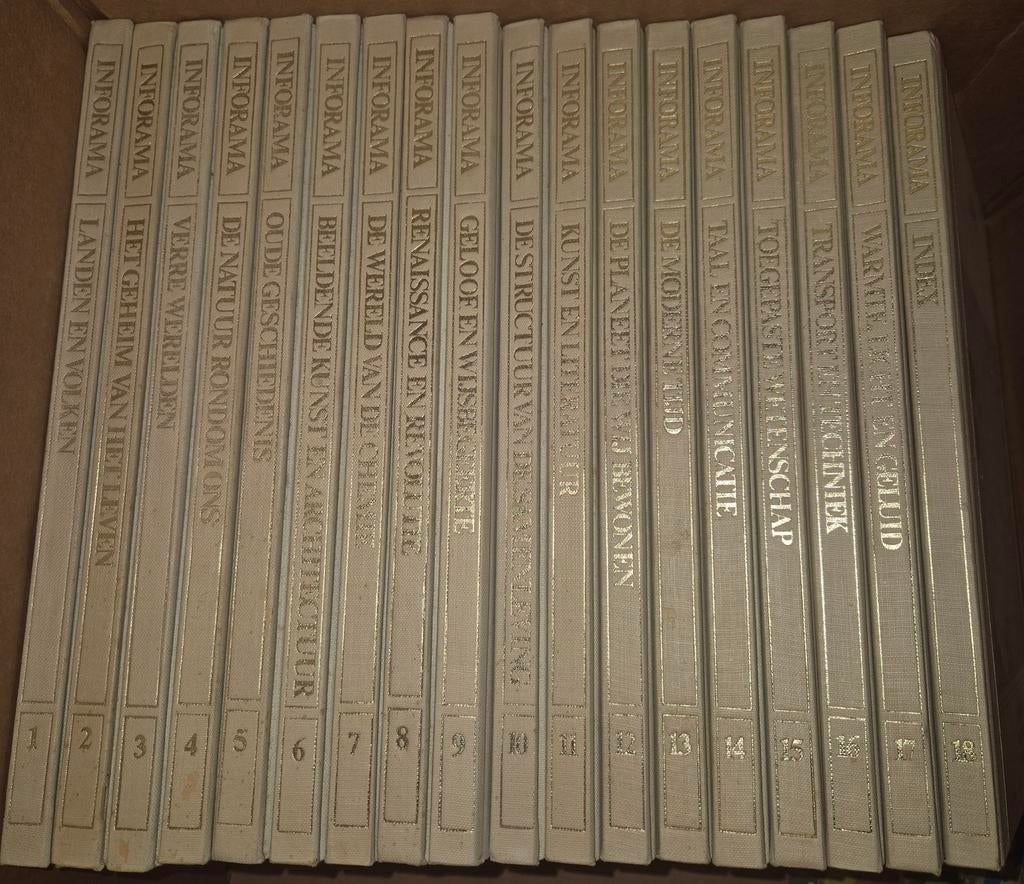 Inforama Encyclopedie - Complete Serie (16 delen), Boeken, Encyclopedieën, Gelezen, Complete serie, Diverse auteurs, Ophalen of Verzenden