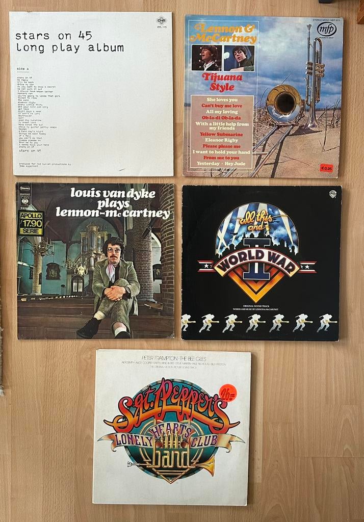 LP 2LP Vinyl McCartney Lennon Beatles diverse plaaten, Cd's en Dvd's, Vinyl | Pop, Ophalen of Verzenden, Gebruikt, 12 inch