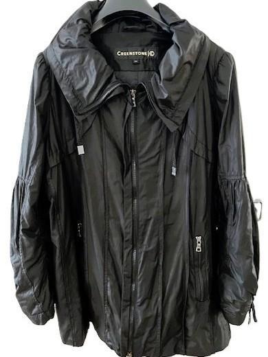 CREENSTONE prachtige zwarte tussen jas in maat 44, Kleding | Dames, Jassen | Zomer, Zo goed als nieuw, Maat 42/44 (L), Zwart, Verzenden