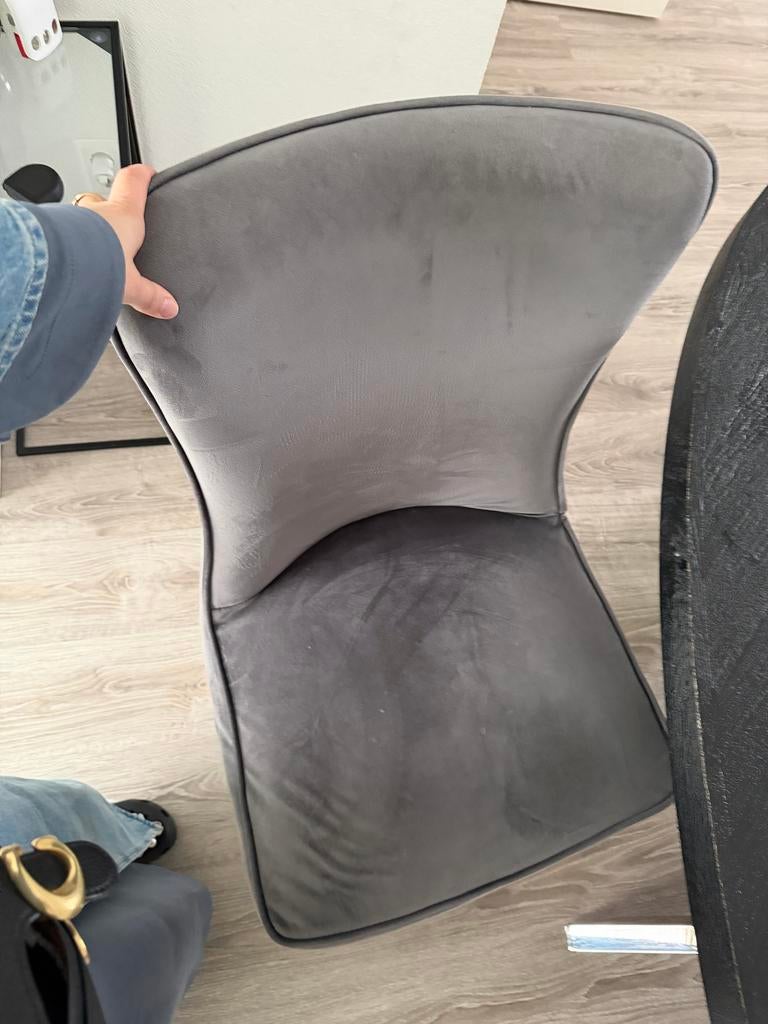 COMPLEET XXL Hoekbank+salon+eettafel+stoelen+lampen+vitrage, Huis en Inrichting, Gebruikt, Ophalen of Verzenden, Vijf, Zes of meer stoelen