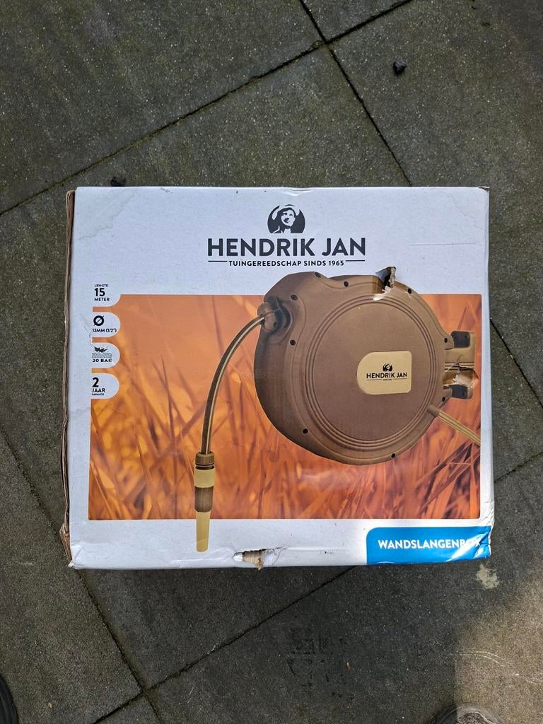 Hendrik Jan wandslangenbox, Ophalen of Verzenden, Nieuw, Tuinslanghaspel