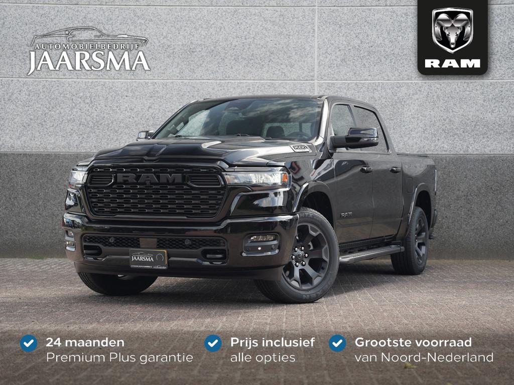 Dodge Ram 1500 3.0L SST 420pk Big Horn Night CrewCab 4x4 |Pr, Auto's, Dodge, Zwart, 2993 cc, 24 maanden, Zwart