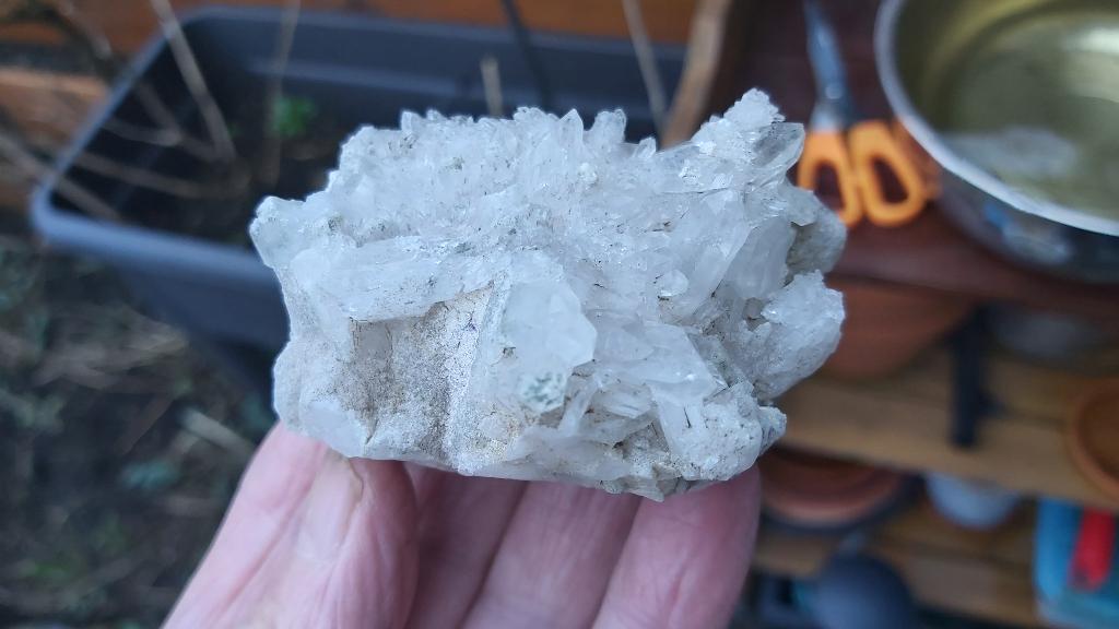 FM31 Kwarts Tarentaise Savoie Frankrijk #collectie #verzamel, Ophalen of Verzenden, Mineraal