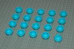 L694 Ronde stenen 2x2 medium azure 20 st. (dome), Ophalen of Verzenden, Nieuw, Losse stenen, Lego