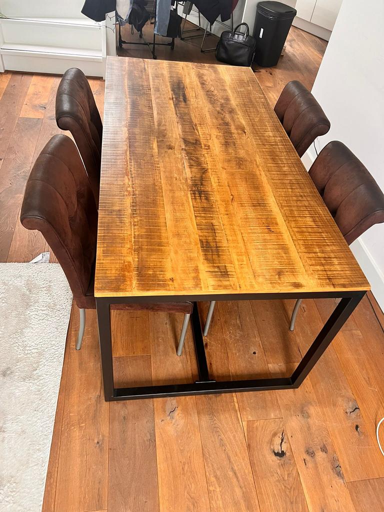 MOETWEG LOODS5 Eettafel 180x90x70 - Zeer mooie staat, Huis en Inrichting, Tafels | Eettafels, Ophalen, 50 tot 100 cm, Zo goed als nieuw