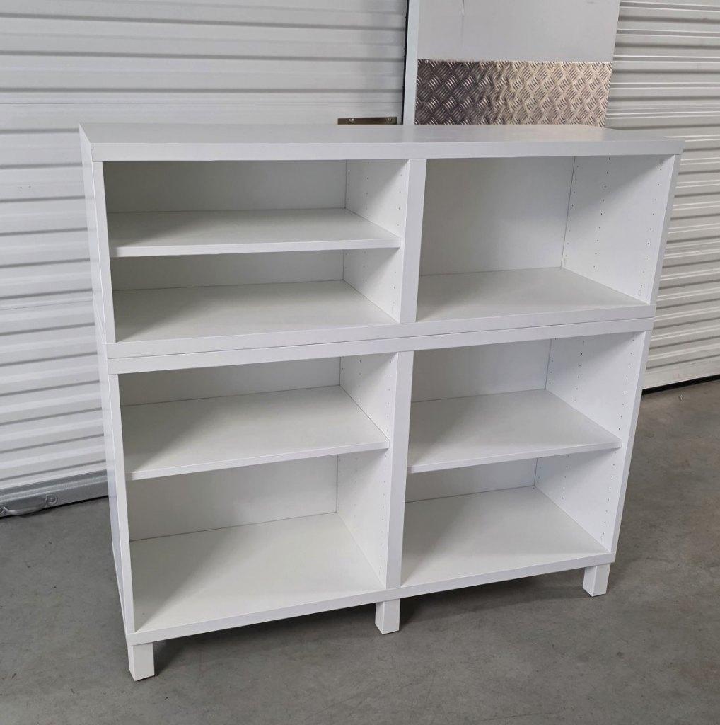 IKEA BESTÅ kast 120 cm planken | nieuwstaat, Huis en Inrichting, Ophalen, Met plank(en), Kunststof, 100 tot 150 cm