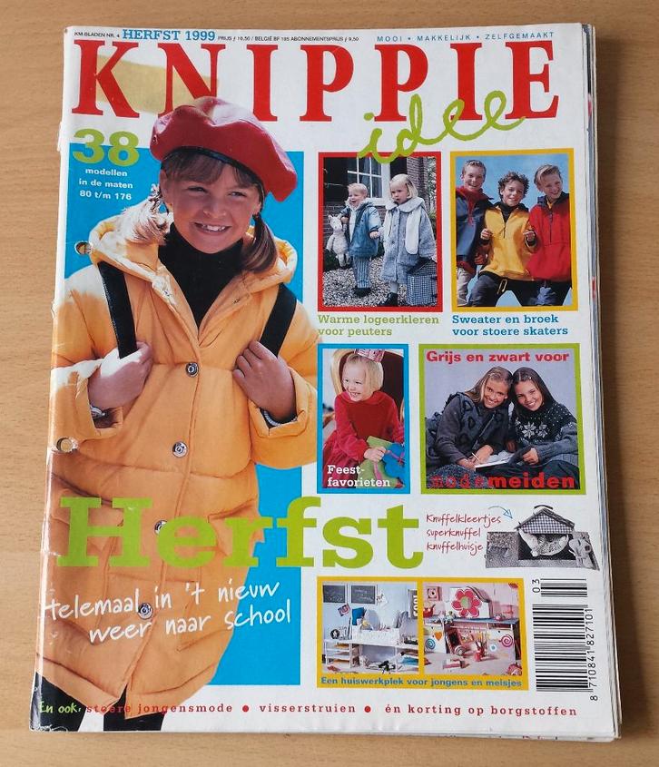 Knippie Idee - Herfst 1999, Hobby en Vrije tijd, Kledingpatronen, Gebruikt, Overige typen, Kind, Knippie, Ophalen of Verzenden