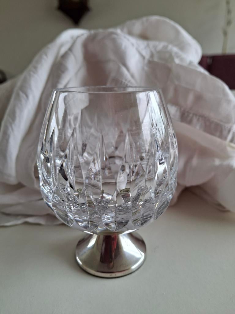 Glas. Zilveren voet. 825, Ophalen of Verzenden