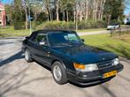 Saab 900 2.0 16 S Cabrio U9 1991 Groen low pressure TURBO, Voorwielaandrijving, 1280 kg, 4 cilinders, Cabriolet