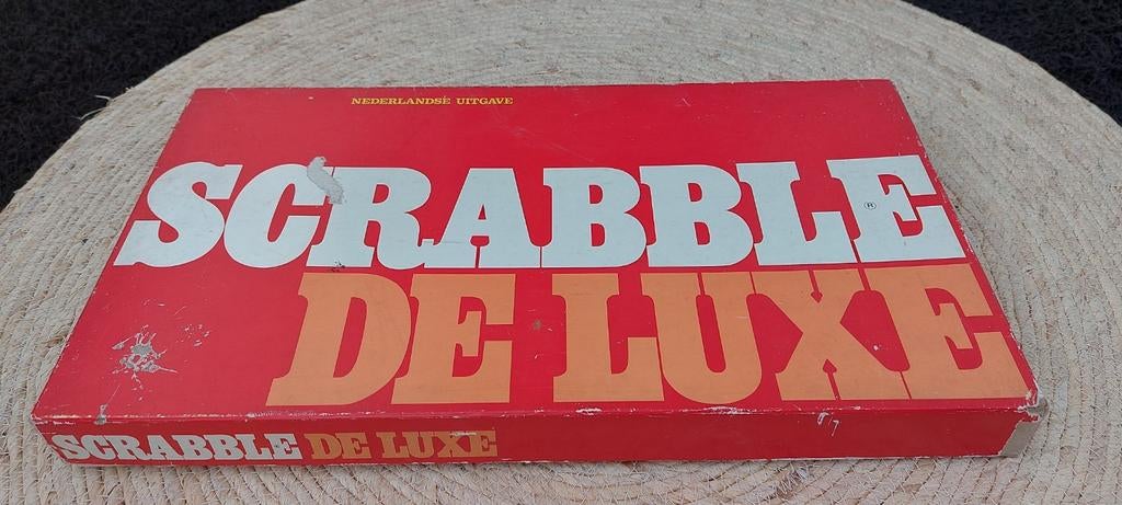Scrabble De Luxe bordspel, Hobby en Vrije tijd, Ophalen of Verzenden
