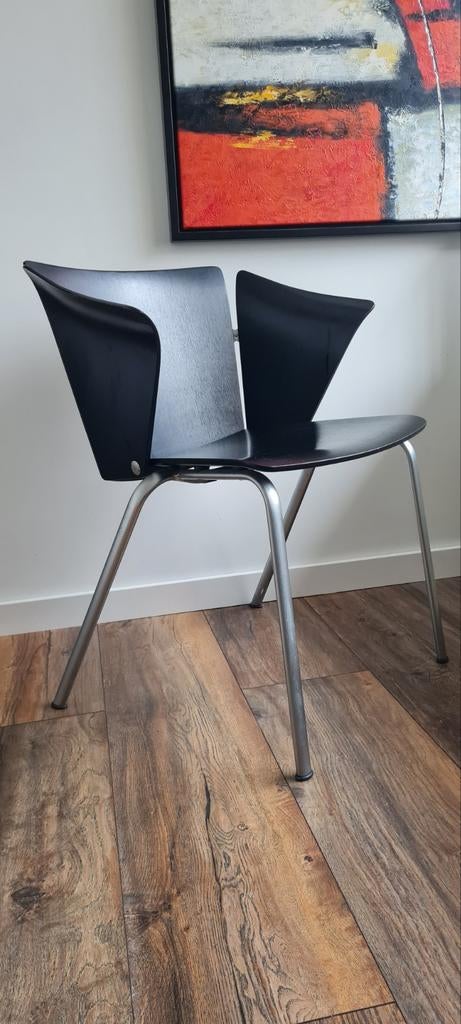 Fritz Hansen stoel. Moet snel weg!, Huis en Inrichting, Ophalen, Gebruikt, Zwart, Eén