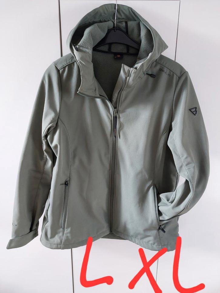 Dames softshell zomerjack Brunotti, Kleding | Dames, Jassen | Zomer, Zo goed als nieuw, Maat 46/48 (XL) of groter, Groen, Ophalen of Verzenden