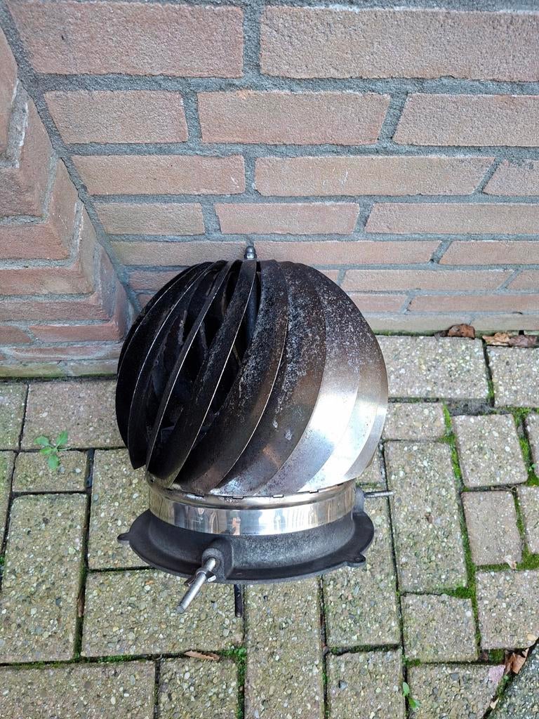 Roterende schoorsteenkap, Ophalen, Afzuiger