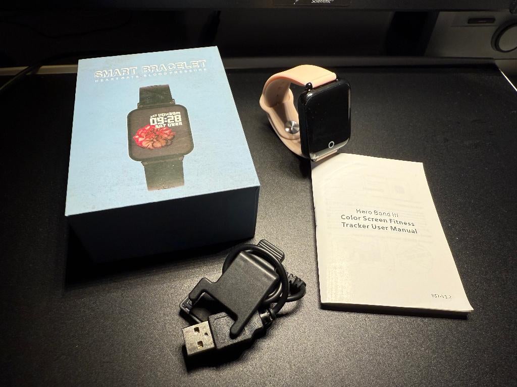 Smart bracelet Watch, Ophalen of Verzenden, Nieuw, Zwart, Android