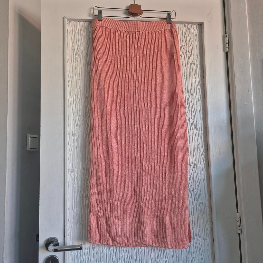 Mango | midi-skirt | peach | XL | 42, Mango, Maat 42/44 (L), Nieuw, Ophalen of Verzenden