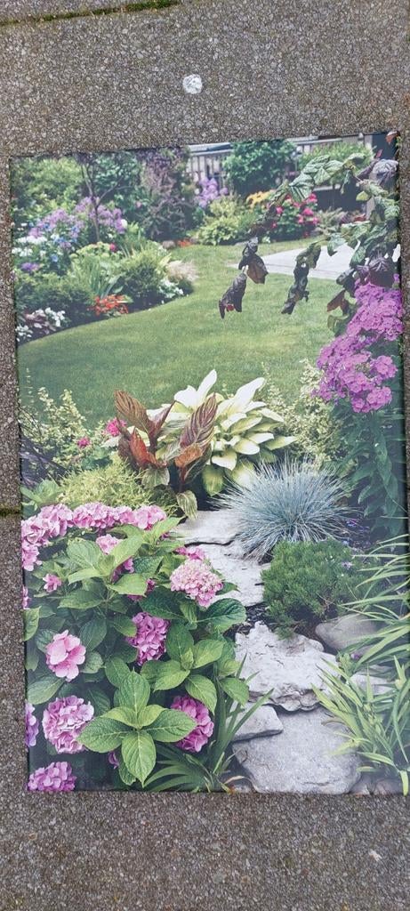 2 schilderijen, Tuin en Terras, Ophalen