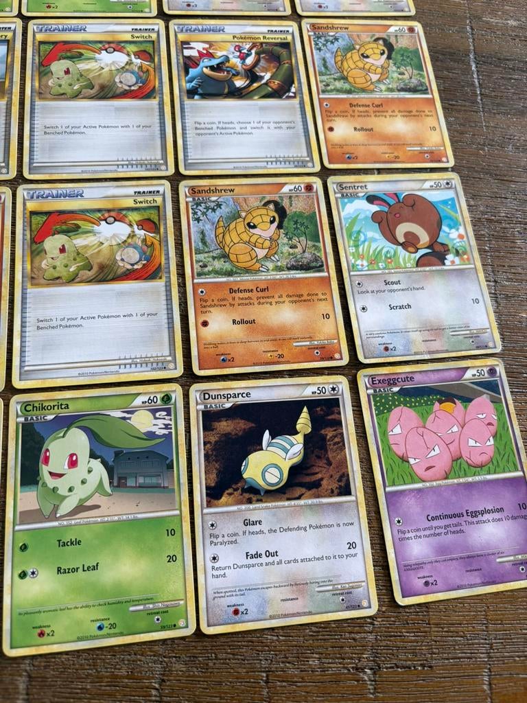 Heart gold soul silver 123,non holos 40 stuks, Ophalen of Verzenden, Gebruikt, Meerdere kaarten