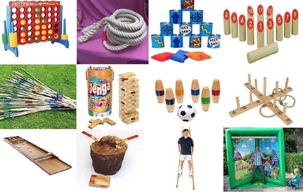 zeskampspellen te huur, Hobby en Vrije tijd, Ophalen, Zo goed als nieuw, Overige