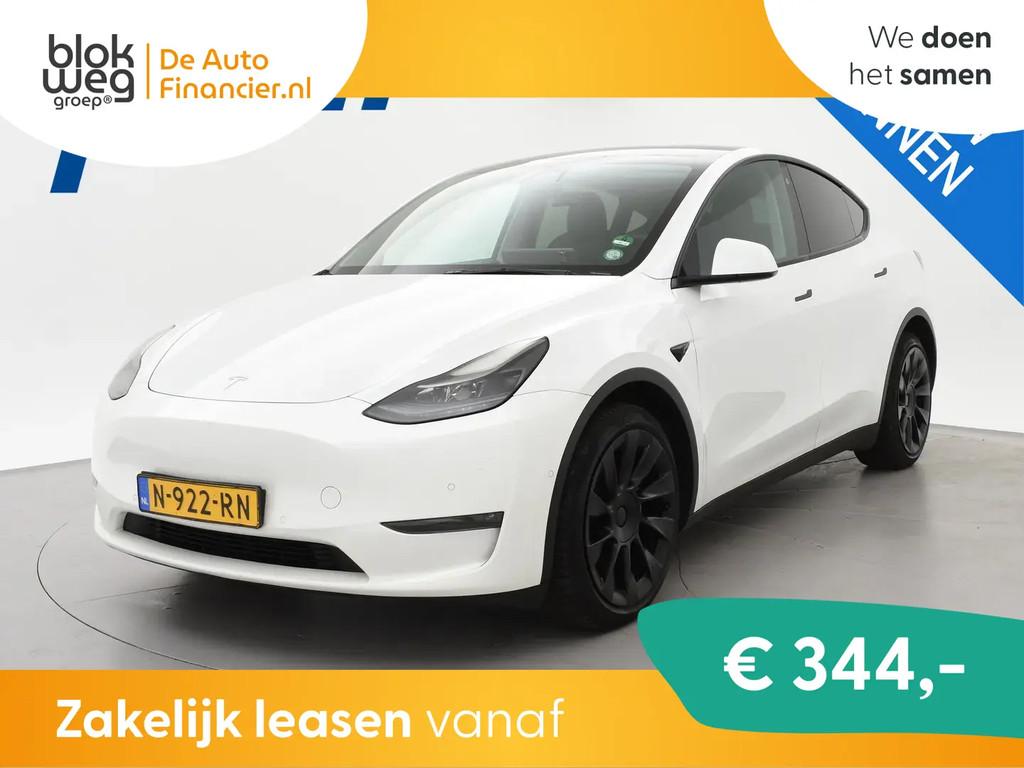 Tesla Model Y LONG RANGE AWD 75 KWH 351 PK € 24.950,00, Auto's, Tesla, Automaat, Stof, Gebruikt, Origineel Nederlands