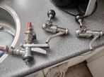 Biertapkranen en Fustkoppeling - Gebruikt, Ophalen of Verzenden, Gebruikt