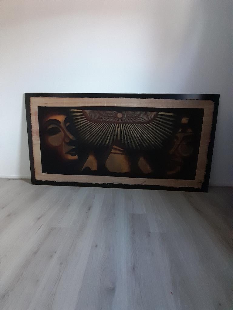 Schilderij Egypte, Ophalen, Gebruikt, 125 cm of meer, Schilderij