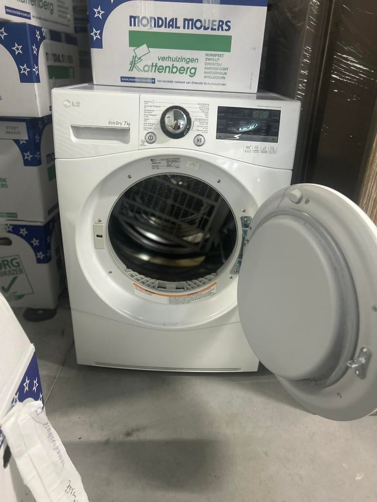 LG droger, Witgoed en Apparatuur, Wasdrogers, Ophalen, 6 tot 8 kg, Gebruikt, Luchtafvoer