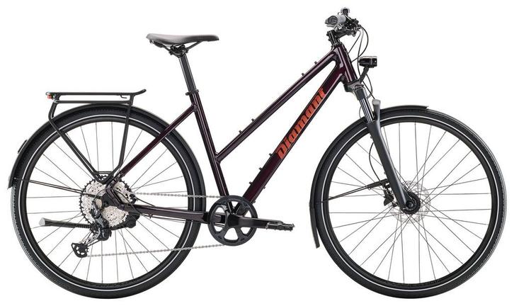 Diamant Mahon trip pro zwart dames 50cm 28inch, Fietsen en Brommers, Fietsen | Dames | Damesfietsen, Nieuw, Overige merken, Versnellingen