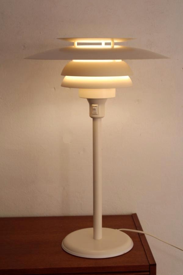 Deense vintage schalen lampen tafellampen mid century design, Antiek en Kunst, Antiek | Lampen, Ophalen
