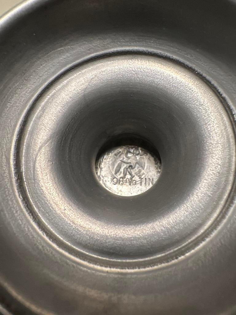 Schattig tinnen kannetje, 18cm hoog, Antiek en Kunst, Antiek | Tin, Ophalen of Verzenden