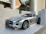 1:18 Mercedes SLS AMG Roadster zilver Minichamps, Minichamps, Auto, Nieuw, Ophalen of Verzenden